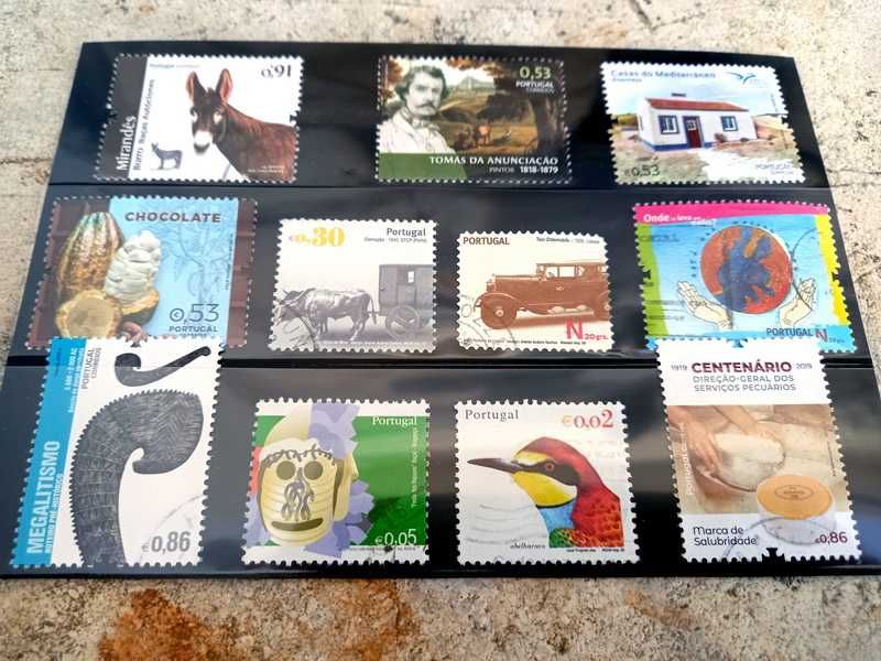 11 Selos de Portugal Continental