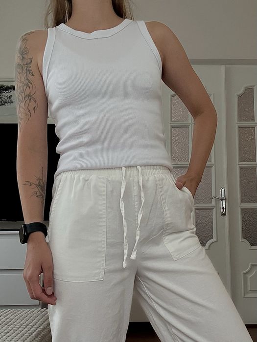 Молочні літні штани LC Waikiki, розмір 34