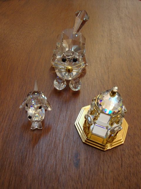 Escultura em cristal Swarovski