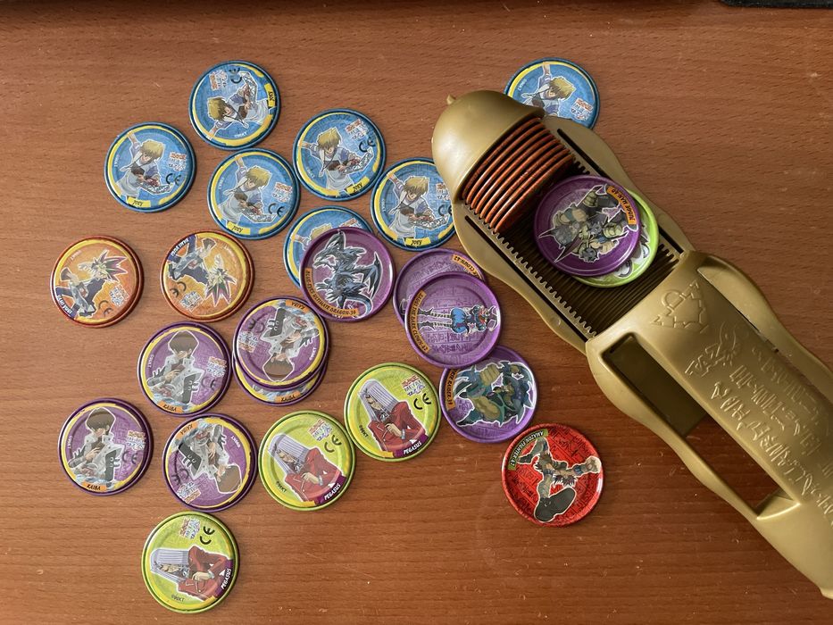 Venda tazos metalizados yu-gi-oh