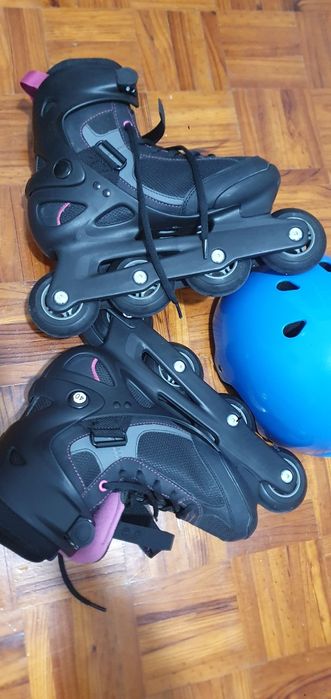 Patins +capacete