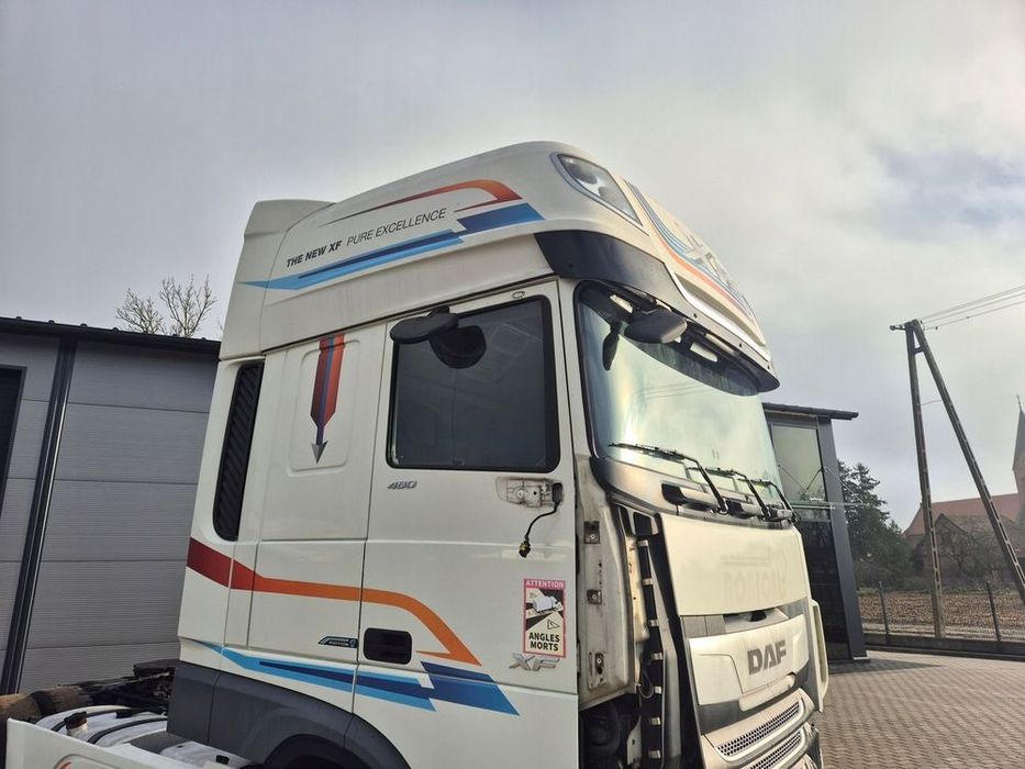 kabina biała kompletna daf xf 106 euro 6 lift super space cab