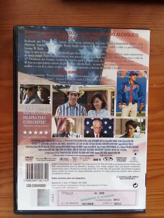 W - Oliver Stone / Richard Dreyfus
