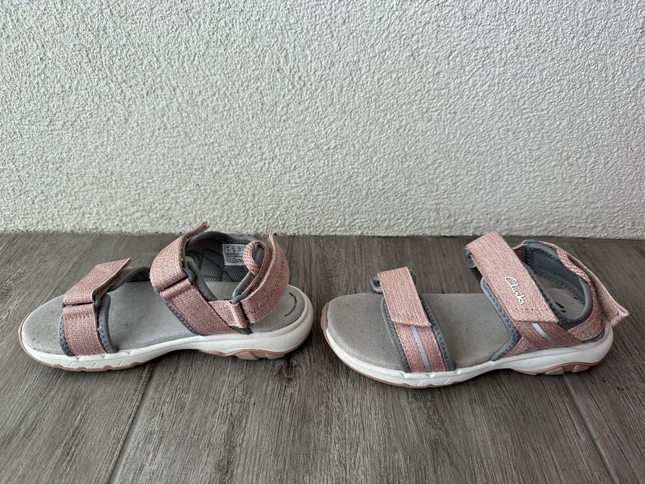 Sportowe sandały na rzepy Clarks EXPO Sea 32 21cm