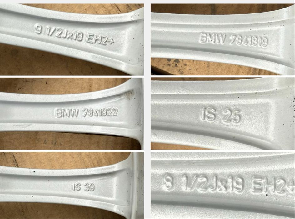 Oryginalne felgi Bmw 19" F10 F11 F07 E60 E61 5x120 8.5J ET25 9.5J ET39