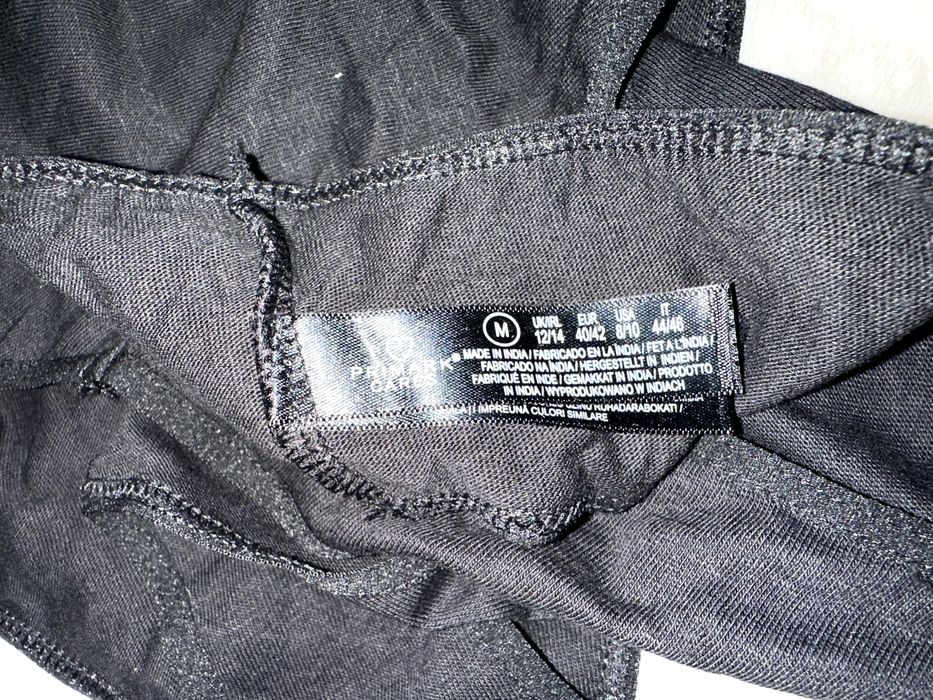 Primark czarne bawełniane majtki M