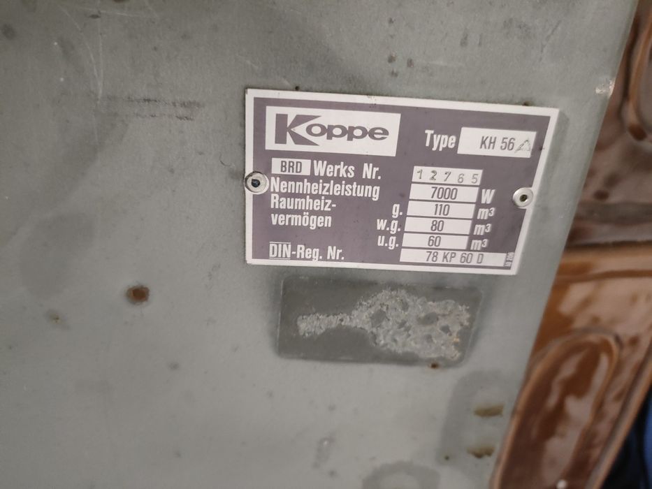 Piecyk kaflowy koza kominek 7 kW