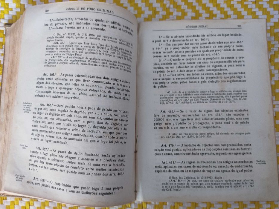 CÓDIGO PENAL PORTUGUÊS – 1886
Aprovado por decreto de 16  Set de 1886