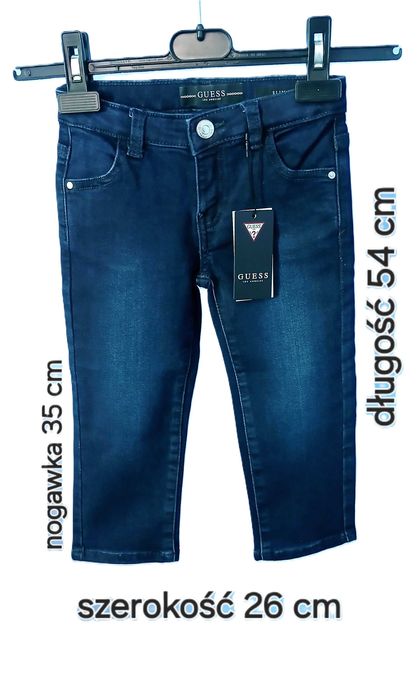GUESS Spodnie granatowe rozmiar 98 cm