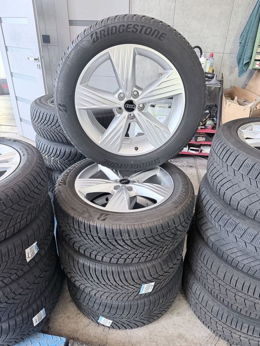 Koła zimowe 5x112 19 Audi Q4 e-tron 235/55 i 255/50r19 bridgestone