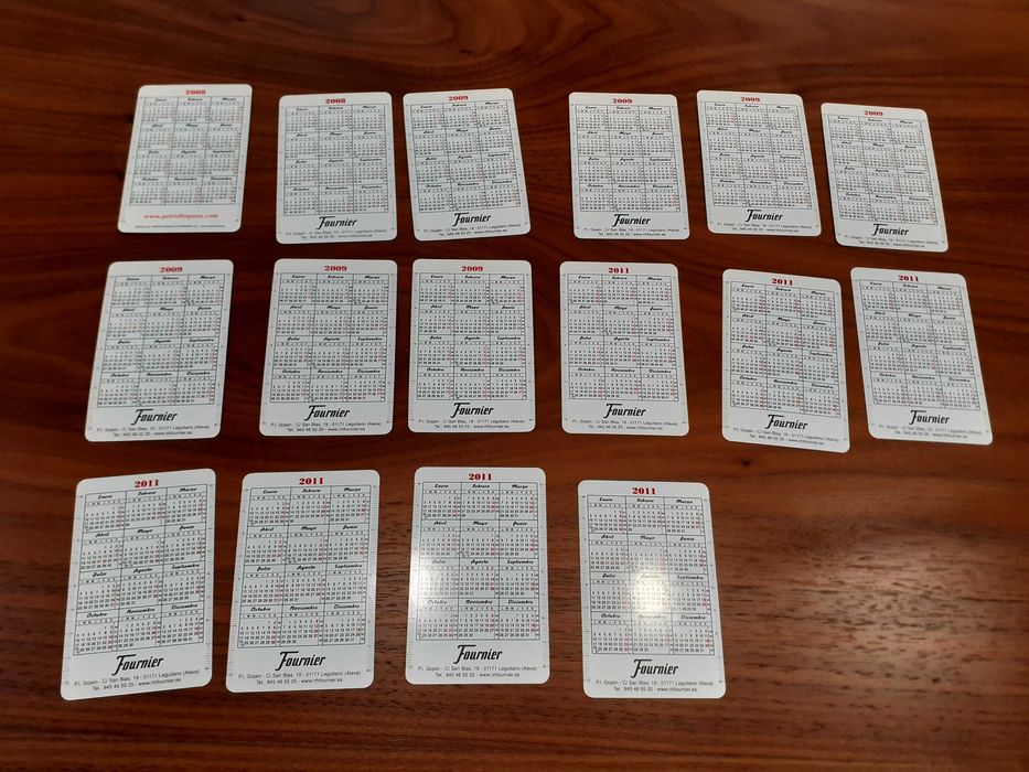 Cromos, Brindes, Calendários Antigos para venda ou troca v10