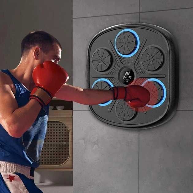 Музична  боксерська машина тренажер, груша для боксу з LED Bluetooth