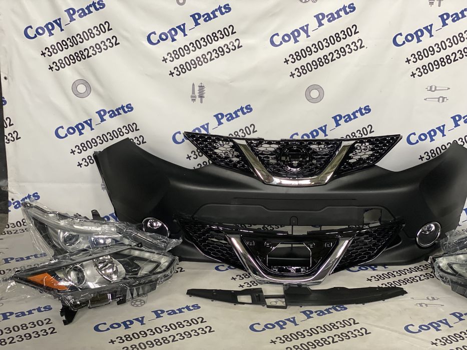 Бампер передній Nissan qashqai j11, rogue sport 2017, 2018,2019