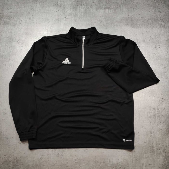MĘSKA Bluza PREMIUM Suwak Active Czarna Adidas Aero ClimaCool Gym