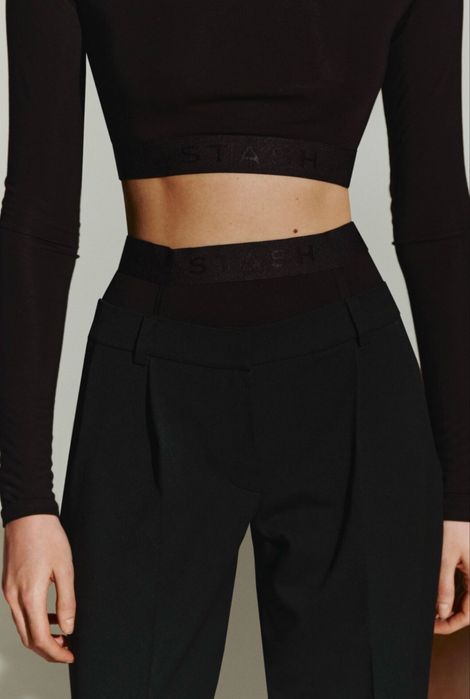 Штани брюки чорні stash