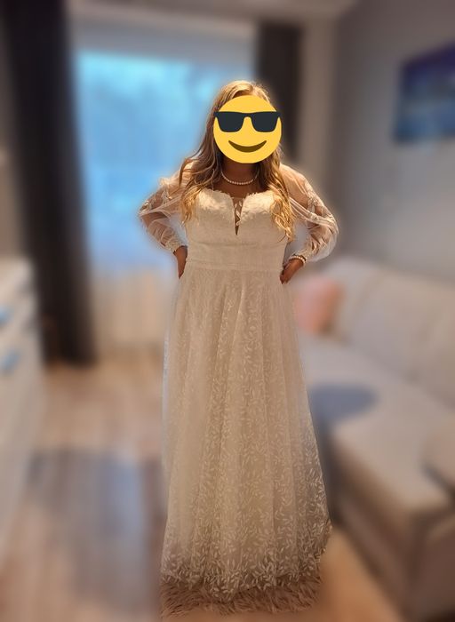 Suknia ślubna gorsetowa