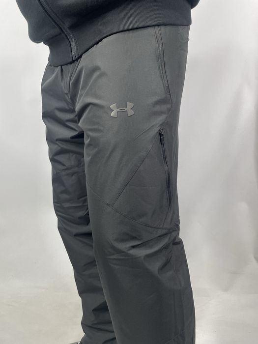 Спортивные мужские штаны плащевка на флисе в топ качестве