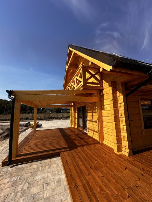 Taras drewniany taras kompozytowy , dach , zadaszenie , poliweglan