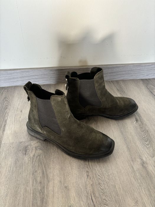 Botki - sztyblety Nessi 38 - ciemna zieleń