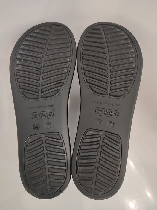 Czarne Sandały Crocs