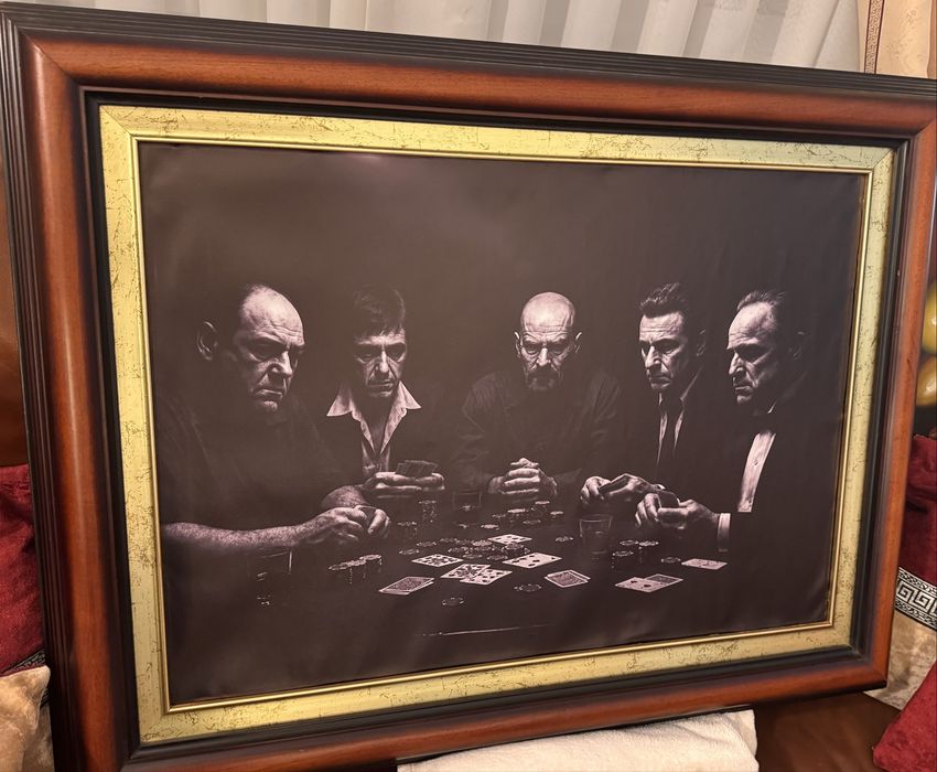 Quadro Vintage Poker