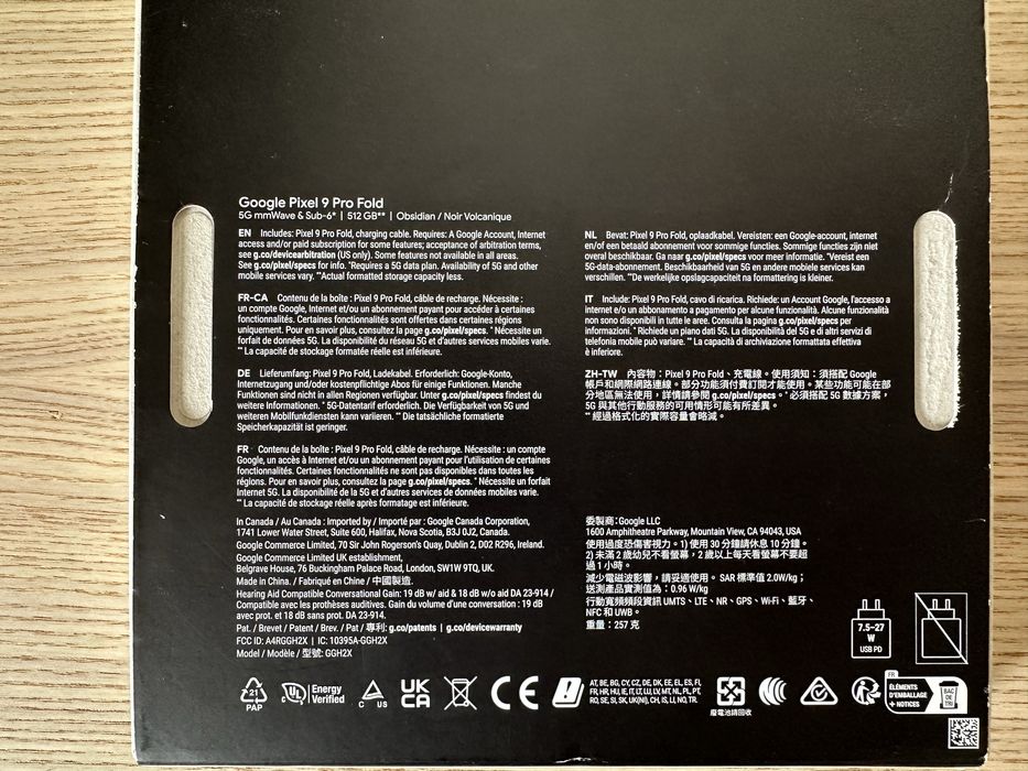 Pixel 9 Pro Fold 512GB com garantia