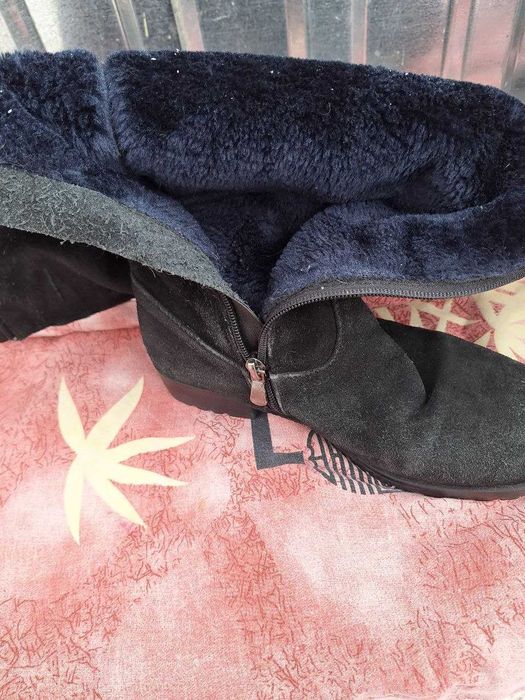 Сапожки замшеві жіночі