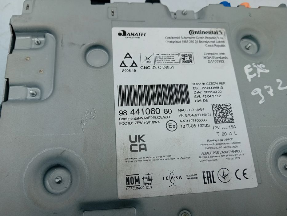 Rádio / auto-rádio CITROËN C4 III