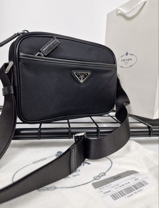 PRADA BAG NYLON сумка мужская мессенджер чоловіча нейлон