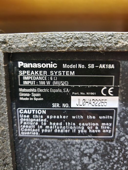 Aparelhagem PANASONIC