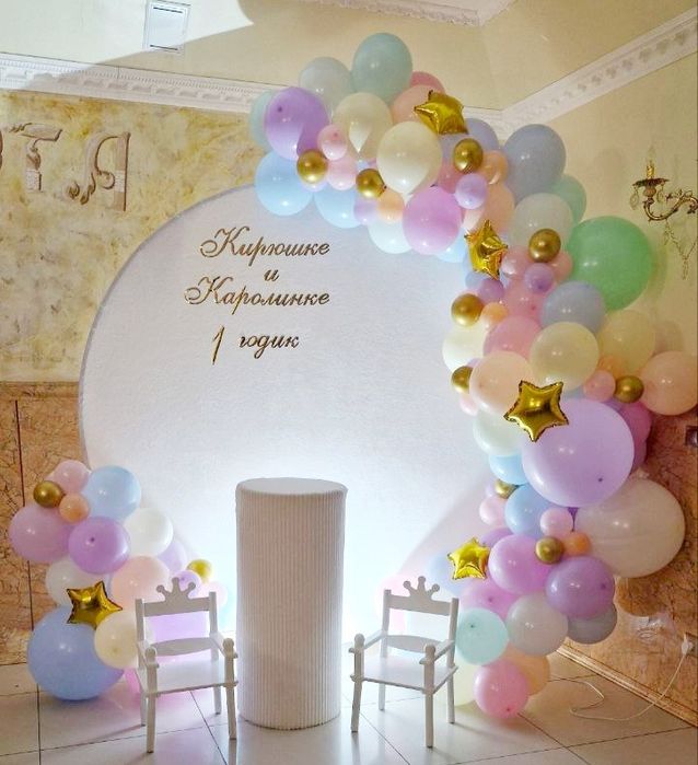 Фотозона на гендер паті, випускний, день народження, хрестини кульками