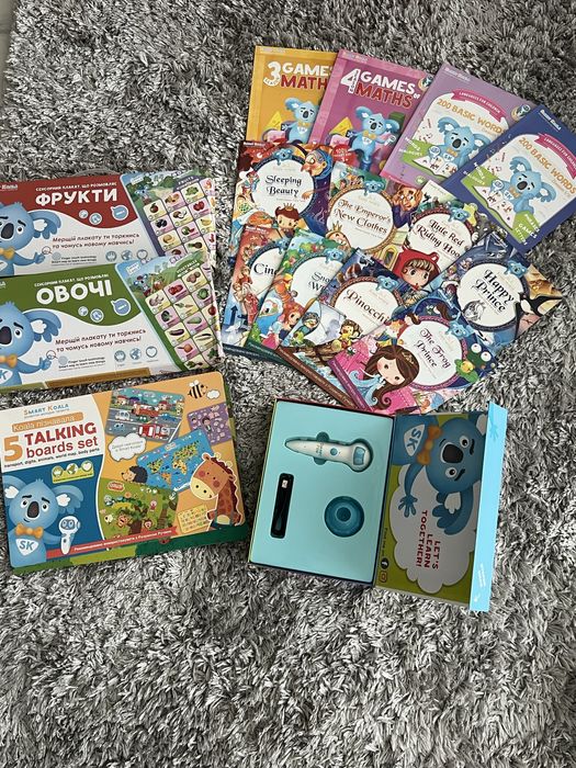 Інтерактивна ручка  Smart Koala (англ., укр мови) + книги та плакати