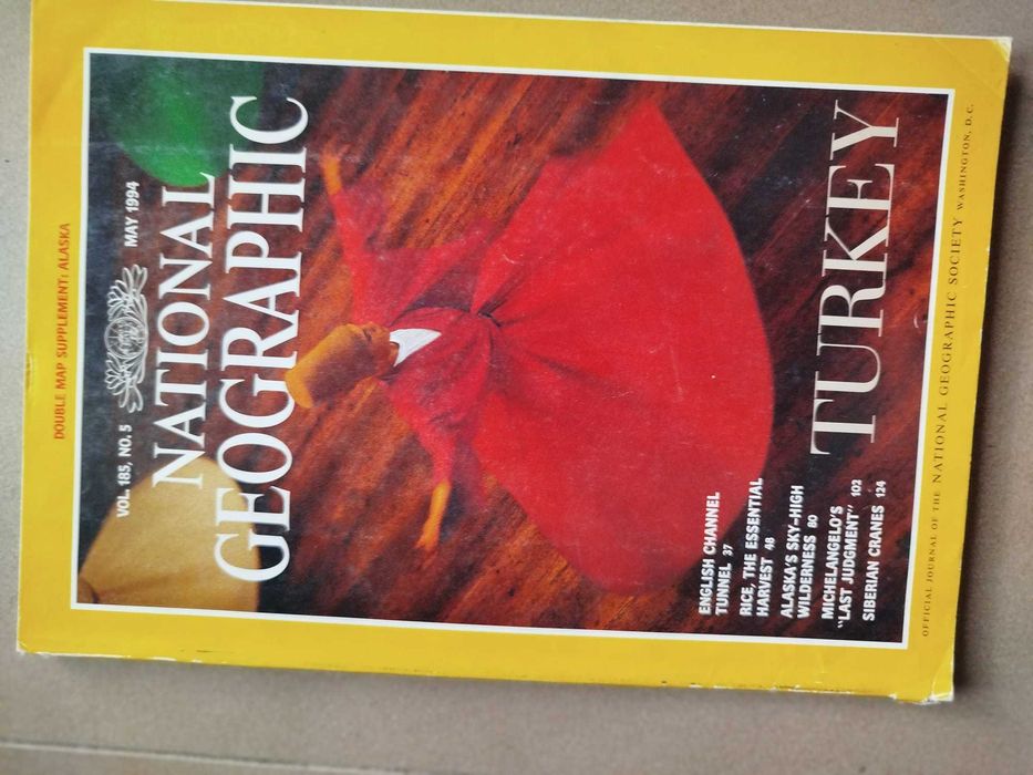 Revistas National Geographic antigas em Inglês