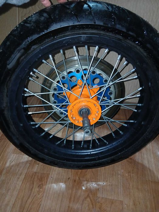 Conjunto rodas supermotard mais pinça e bomba travão