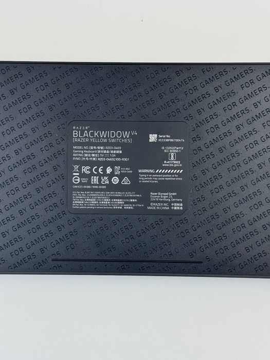 Механічна ігрова клавіатура Razer BlackWidow V4 Black
