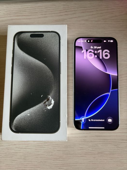 iPhone 15 Pro 128GB White Titanium - Idealny