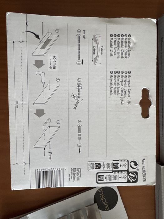 16 puxadores para móvel INSPIRE LOUNA