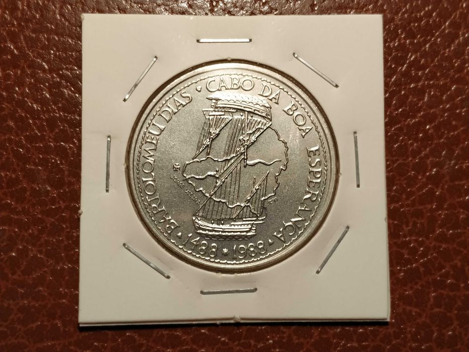 721 Moeda de 100 escudos de 1988 Bartolomeu Días - Barcos