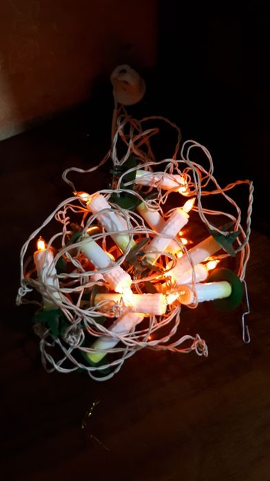 Гирлянды на ёлку СССР