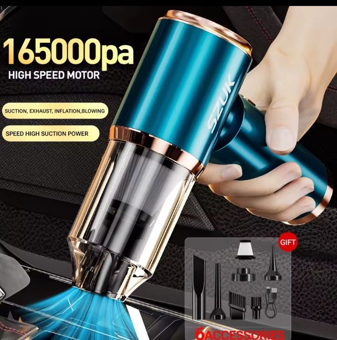 Nowy odkurzacz bezprzewodowy samochodowy prezent szuk