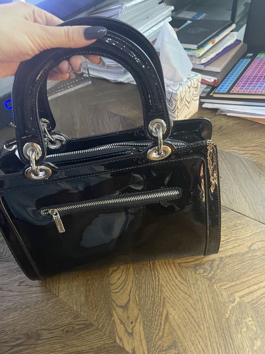 Kazar torba skórzana lakierowana