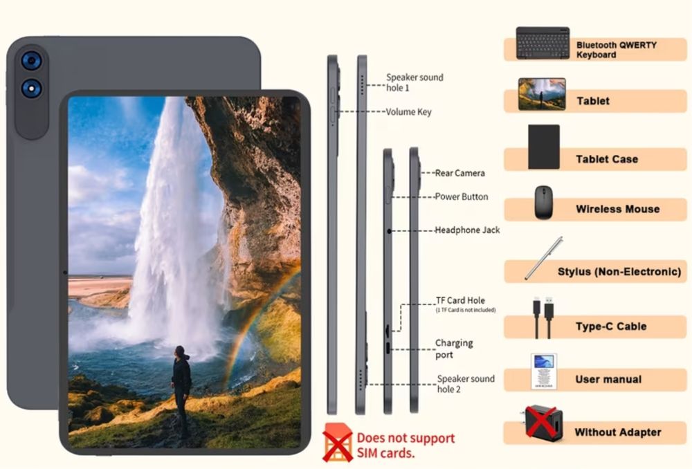 Tablet RELNDOO 13.4” (NOVO)