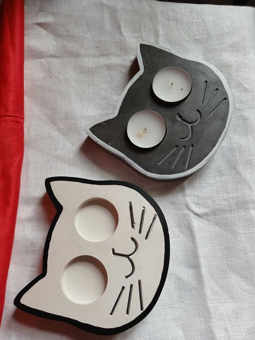 Підсвічники Коти ручна робота Лофт