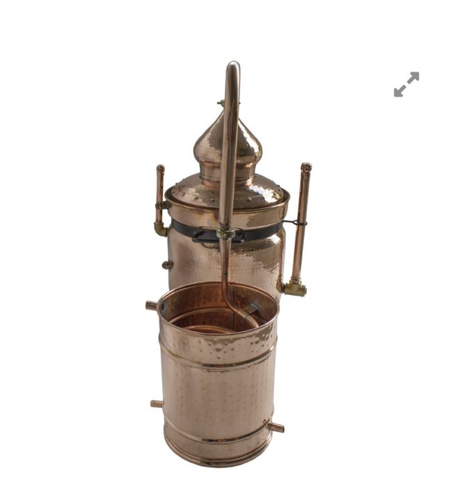 Alambique banho maria 50 litros