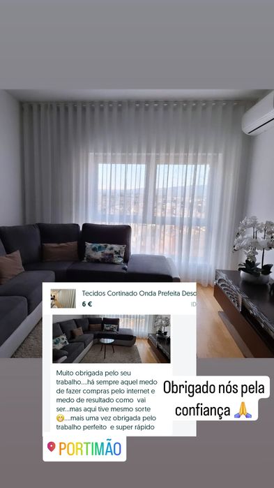 FABRICANTES Cortinados Onda Prefeita Desde 6€m