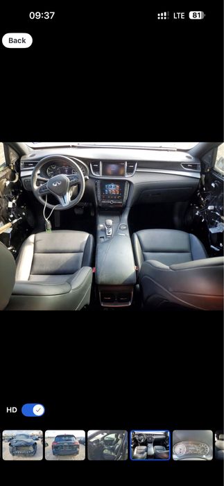 Infinity qx50 Luxe 2021р свіжопригнана