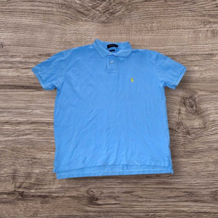 Koszulka polo Ralph Lauren XL niebieska