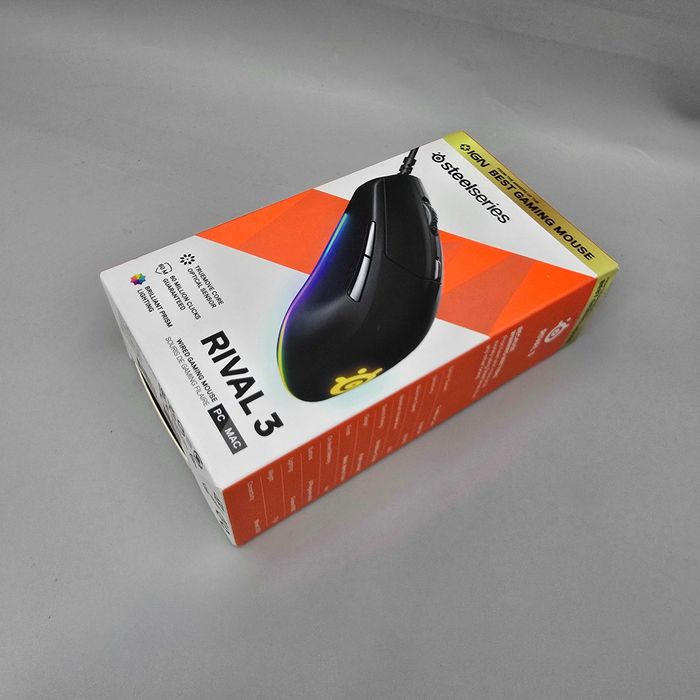 Mysz Gamingowa Optyczna STEELSERIES Rival 3 8500 Dpi Powystawowa