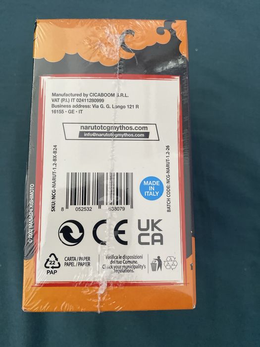 Naruto TCG: First set 2nd Edition Booster box (EN)