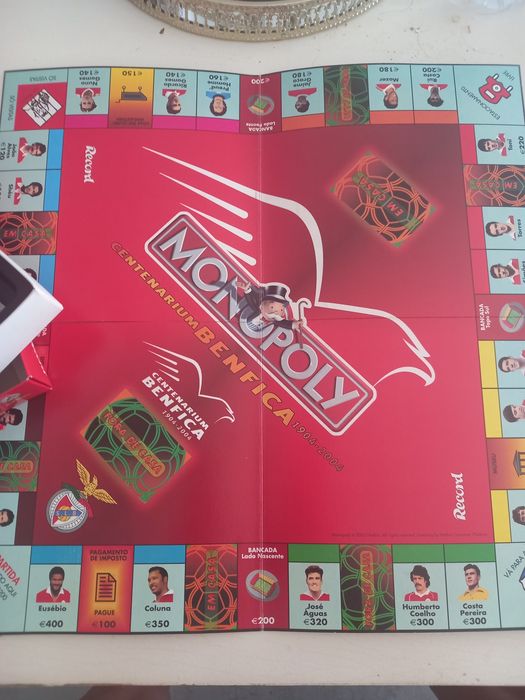 Jogo Monopoly: Centenarium SL Benfica (1904-2004) -